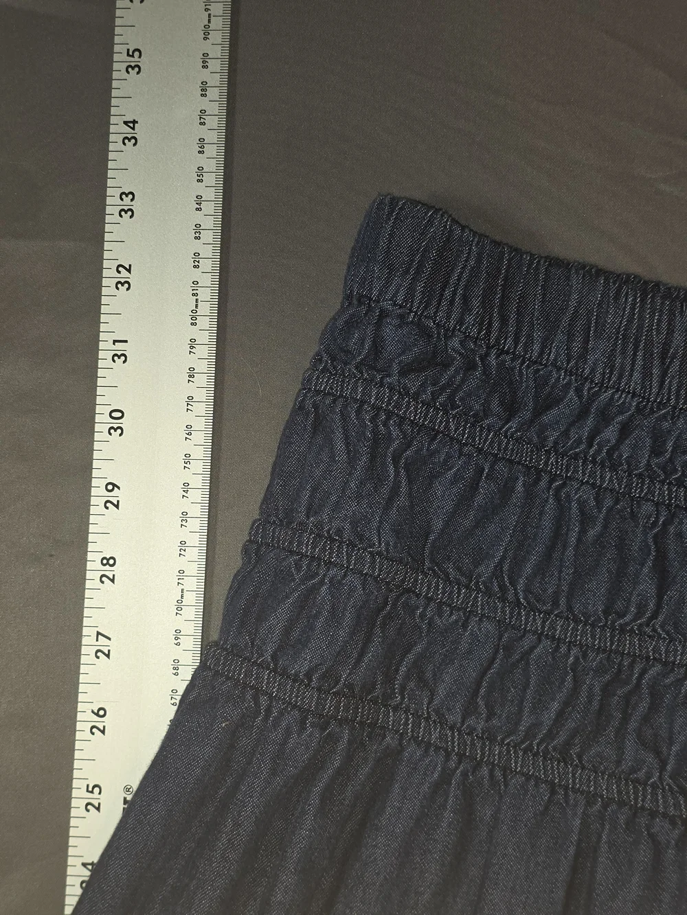 FREE ASSEMBLY XL (16–18) Embroidered Denim Skirt 🌸